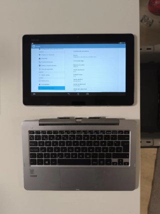 Asus Transformer Book Trio TX201L Plata
