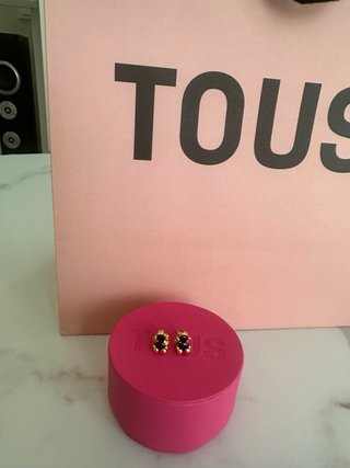 Pendientes Tous Ónix Color Bear