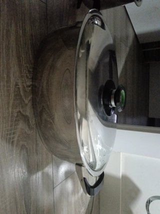 Besuguera olla AMC buen estado con bandeja vapor