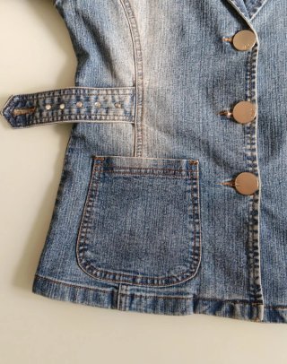 Chaqueta vaquera azul talla M