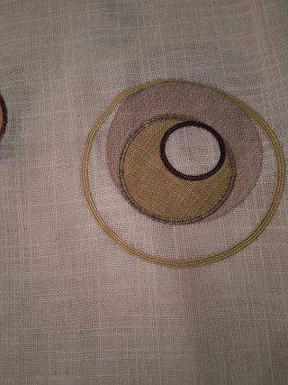 Estor de tela con diseño