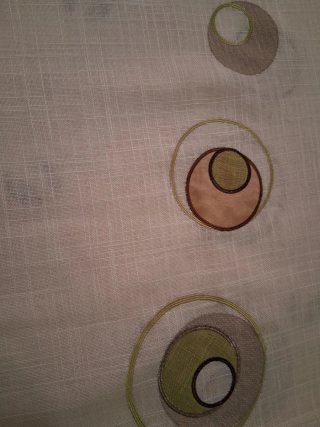 Estor de tela con diseño
