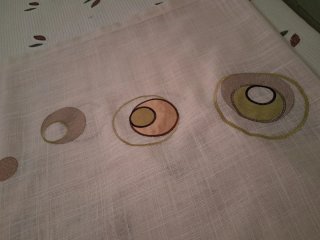 Estor de tela con diseño