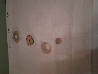 Estor de tela con diseño