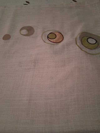 Estor de tela con diseño