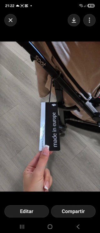 Silla de paseo ligera gris