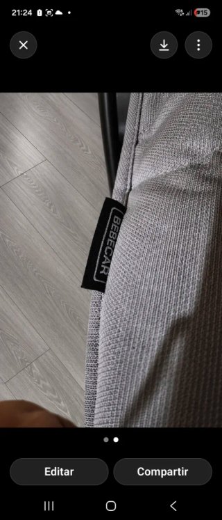 Silla de paseo ligera gris