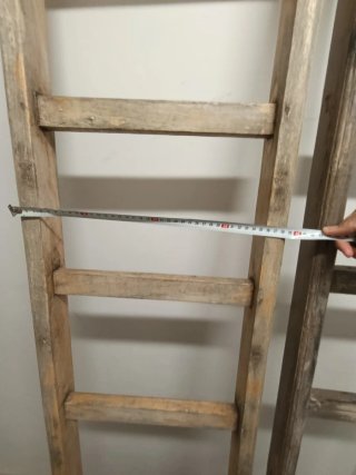 Escaleras de madera decorativas (2 unidades)