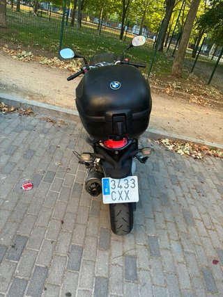 BMW F 650 Scarver Negra y Plata