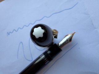 Penna Montblanc 149 vintage, 14k