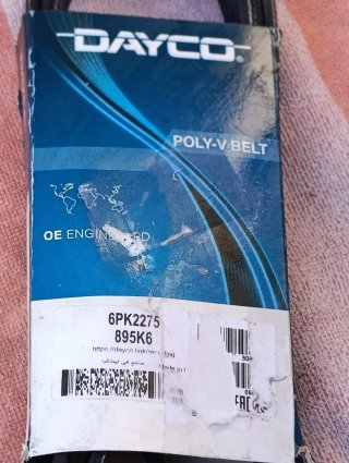 Cinghia Dayco 6PK2275 895K6