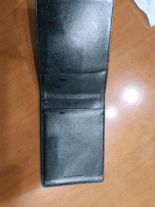 Cartera/Bloc Notas Piel Montblanc Negro