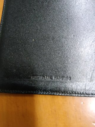 Cartera/Bloc Notas Piel Montblanc Negro