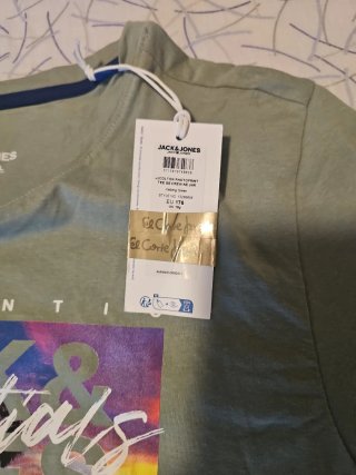 Camiseta Jack & Jones Verde Talla M