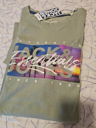 Camiseta Jack & Jones Verde Talla M