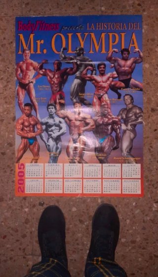 poster Mr. Olympia Arnold Schwarzenegger