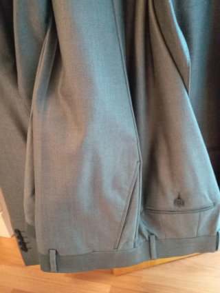 Traje Zara Gris Moderno
