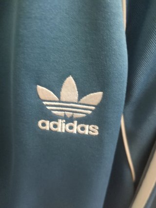 Sudadera Adidas SST Track Azul Turquesa