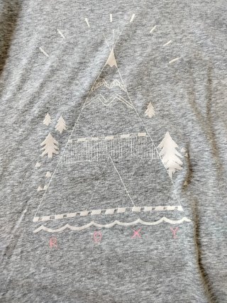 Camiseta Roxy Talla XXL Estampado Montaña