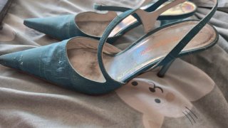 Tacones Gloria Ortiz Azul Eléctrico