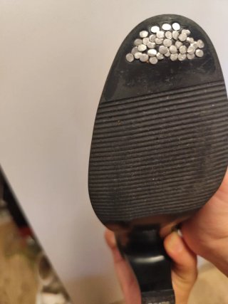 Zapatos Flamenco Tacón Clavos Talla 34