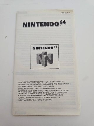 Nintendo 64 (N64) + Mando + Cables