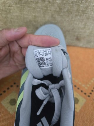 Zapatillas Adidas Cloudfoam Grises y Verdes