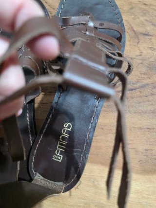Sandalias Romanas Latinas Marrones