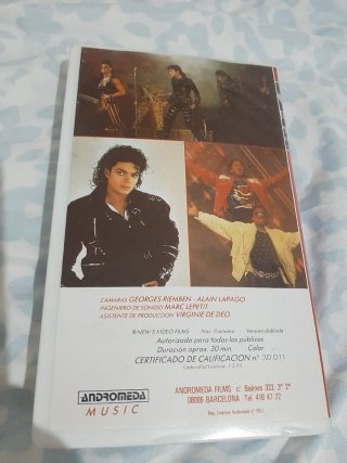 VHS Michael Jackson In Concert Andromeda