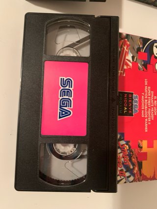 Películas VHS videojuegos Sega y Nintendo
