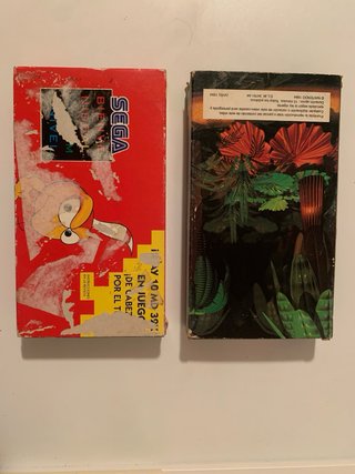 Películas VHS videojuegos Sega y Nintendo