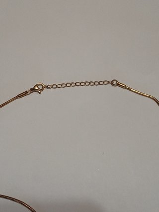 Collar Cruz Chapado Oro 18K Acero Inoxidable