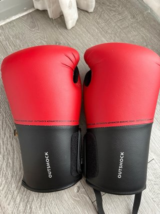 Guantes Boxeo Decathlon 12 oz Rojos