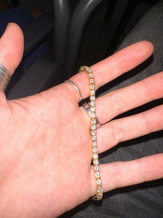 Pulsera Tennis Matrix Swarovski 18k
