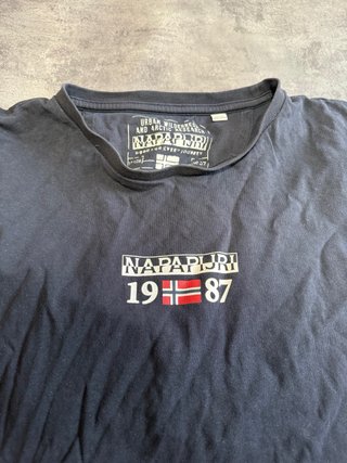 Camiseta Napapijri Azul Marino Talla XXL