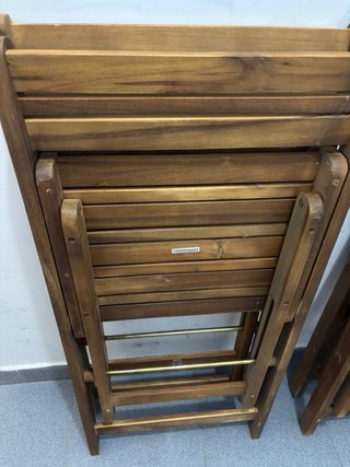 Sillas de madera maciza acacia