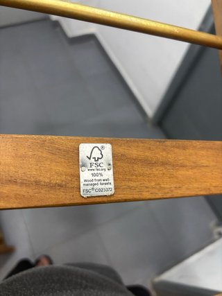 Sillas de madera maciza acacia