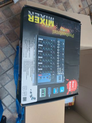 Mesa de mezclas portátil Bluetooth DJ USB