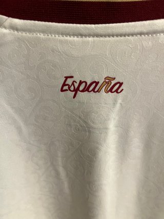 Camiseta España Adidas Talla S Blanca