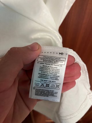 Camiseta España Adidas Talla S Blanca
