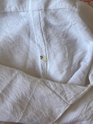 Pantalón ancho mujer blanco
