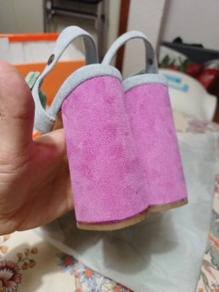 Sandalias Refresh Azul y Rosa Tacon