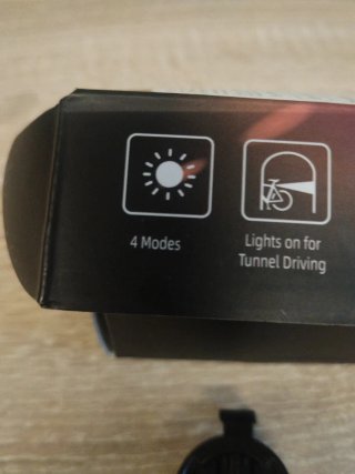 Luz trasera bicicleta USB 4 modos