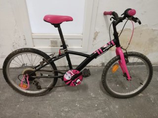 Bicicleta infantil rosa