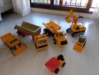 Lote de vehículos  de la construcción de Playmobil