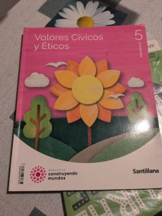 Libro valores cívicos y éticos 5 de primaria