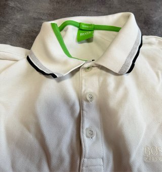 Polo Hugo Boss Blanco Talla L