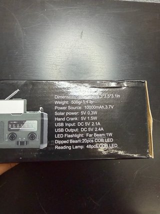 Radio de emergencia XSY330