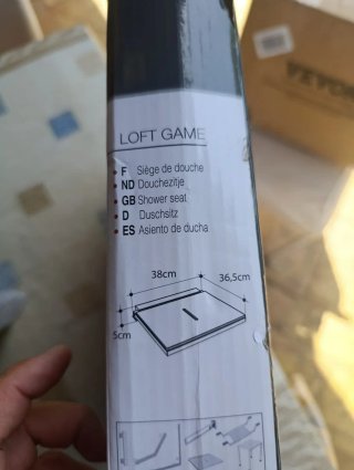 Sedile da doccia Allibert LOFT-GAME