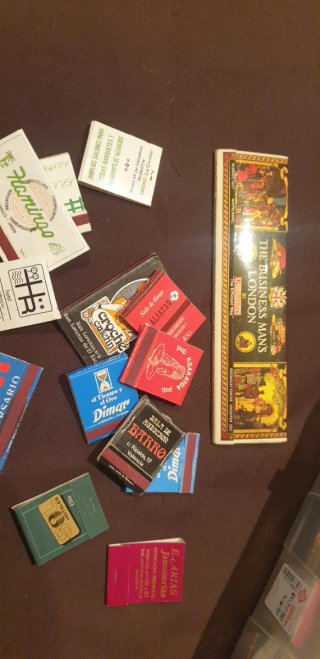 Colección de cerillas antiguas